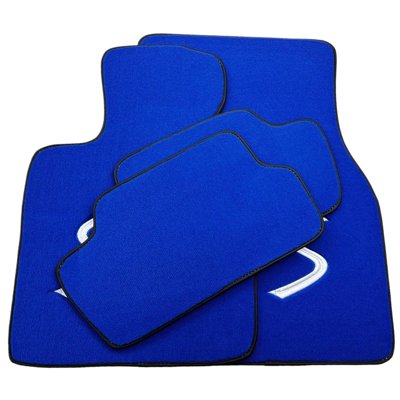 Blue Floor Mats for Mini Cooper / One Electric (2020-2023) - AutoWin
