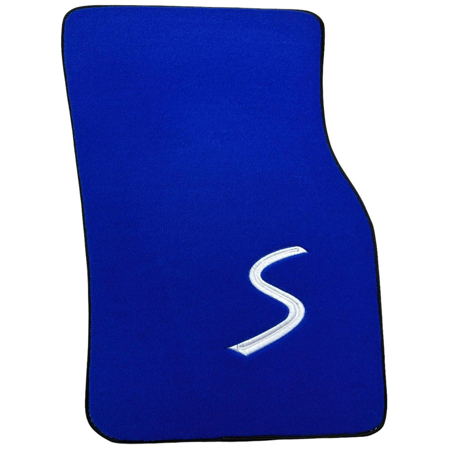 Blue Floor Mats for Mini Cooper / One Electric (2020-2023) - AutoWin