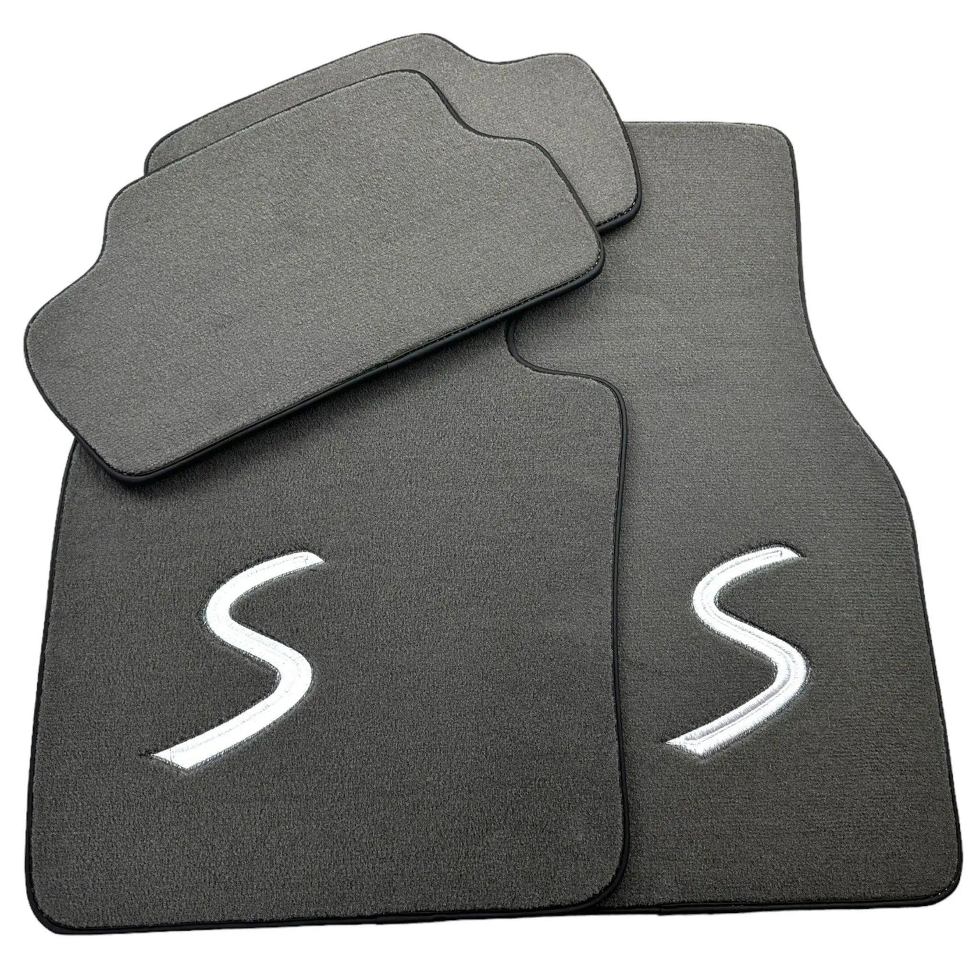 Grey Floor Mats for Mini Cooper / One F56 3-Doors (2014-2023) - AutoWin