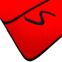 Red Floor Mats for Mini Cooper/One R50 (2001-2007) - AutoWin
