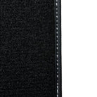 Black Floor Mats for Mini Cooper / One R50 (2001-2007) with Leather - AutoWin