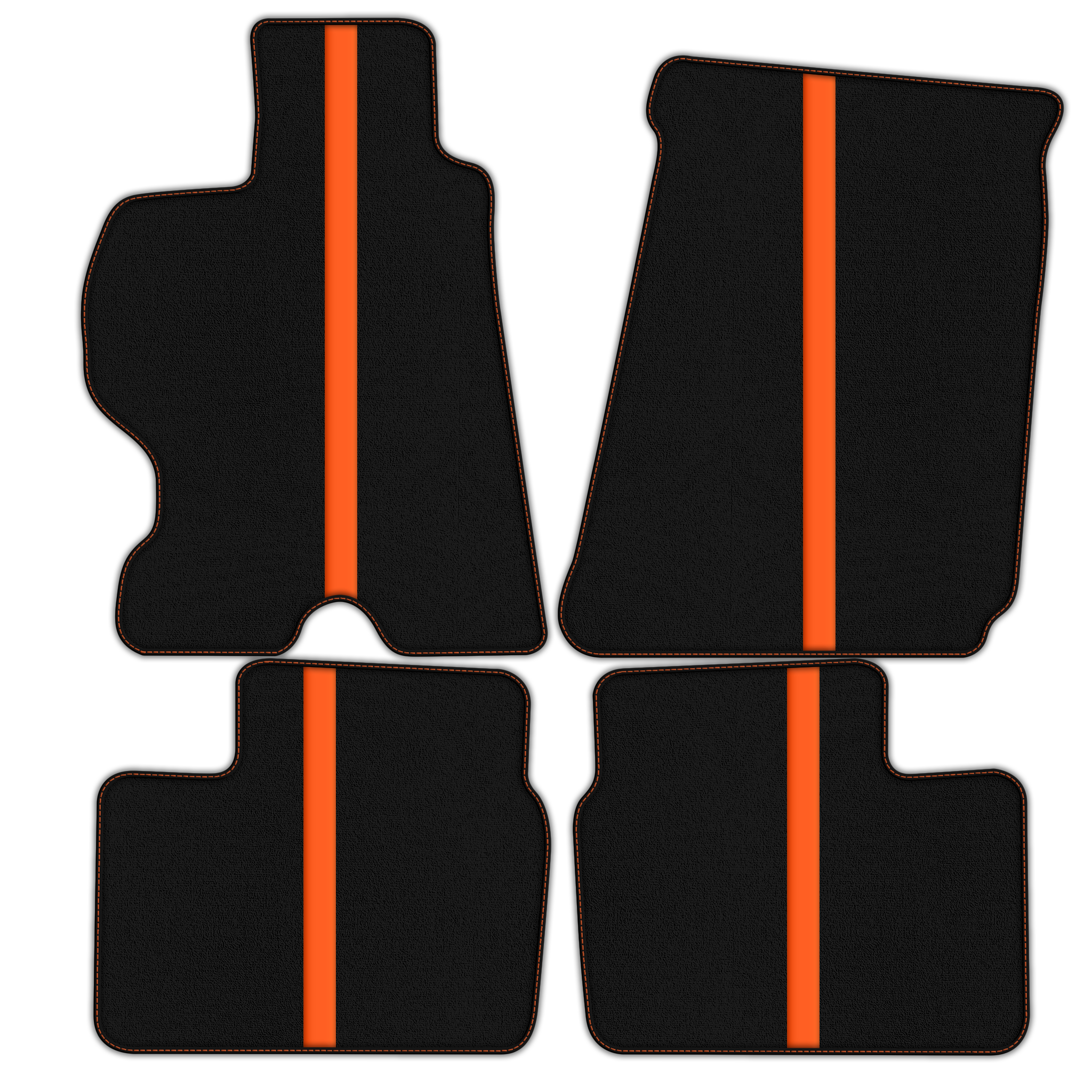 Premium Black Floor Mats for Ferrari F12 Berlinetta (2012-2022)