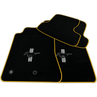 Black Floor Mats for Ford Mustang GT500 Shelby (2015-2021) with Pony | Various Trim Colors
