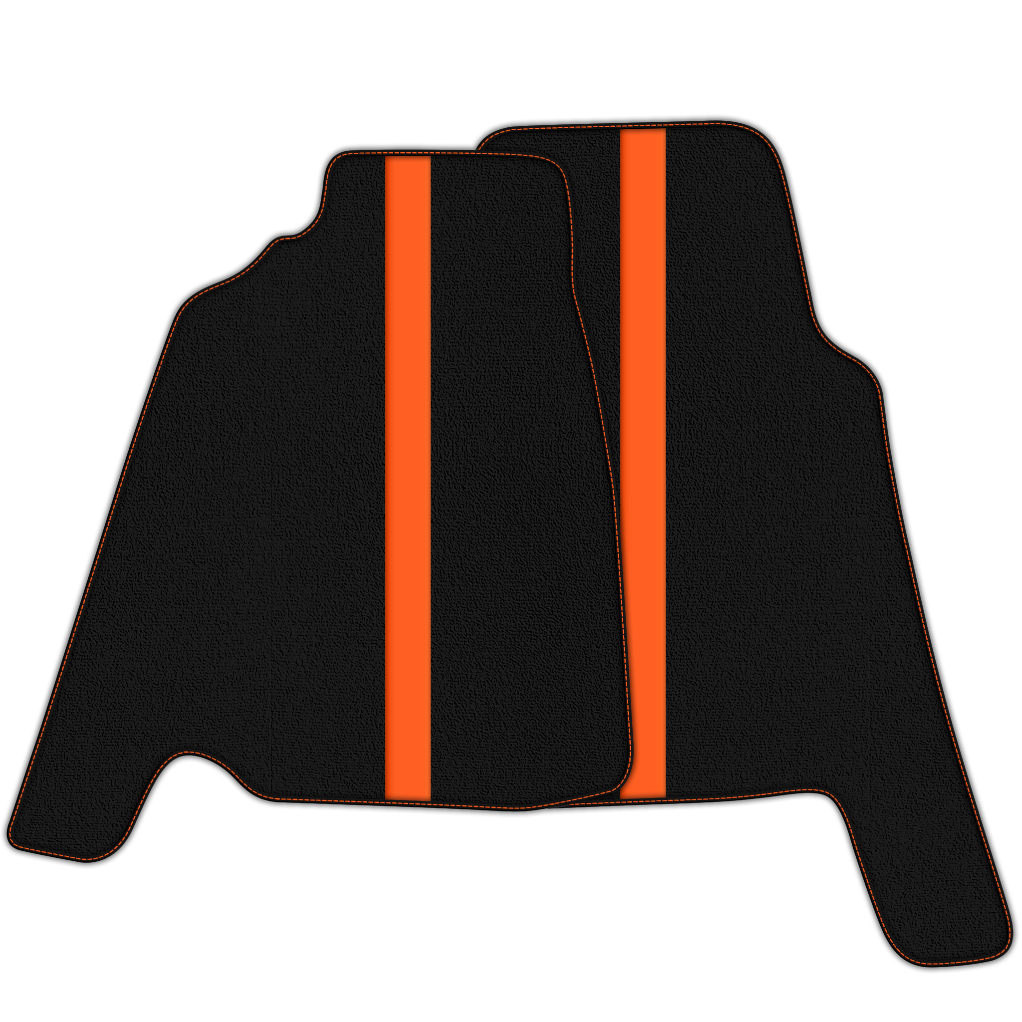 Black Floor Mats for Ferrari 348 TS (1989-1995) | Custom Fit