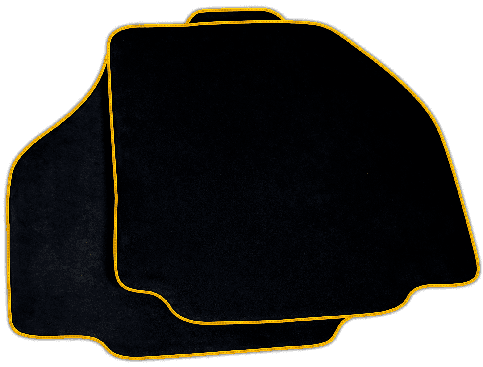 Black Alcantara Floor Mats for Ferrari 488 Pista Spider | Various Trim Colors
