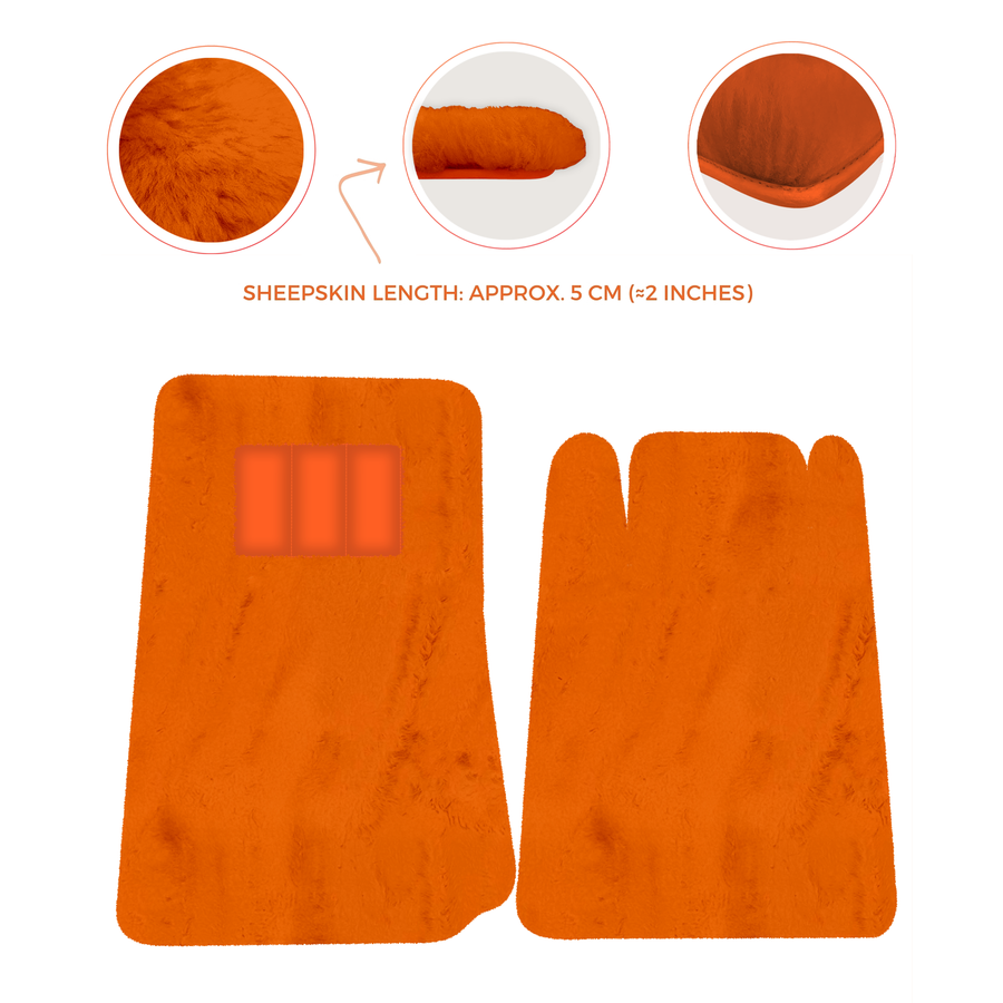 Lamborghini Jalpa Sheepskin Floor Mats (1981-1988) - Premium Luxury