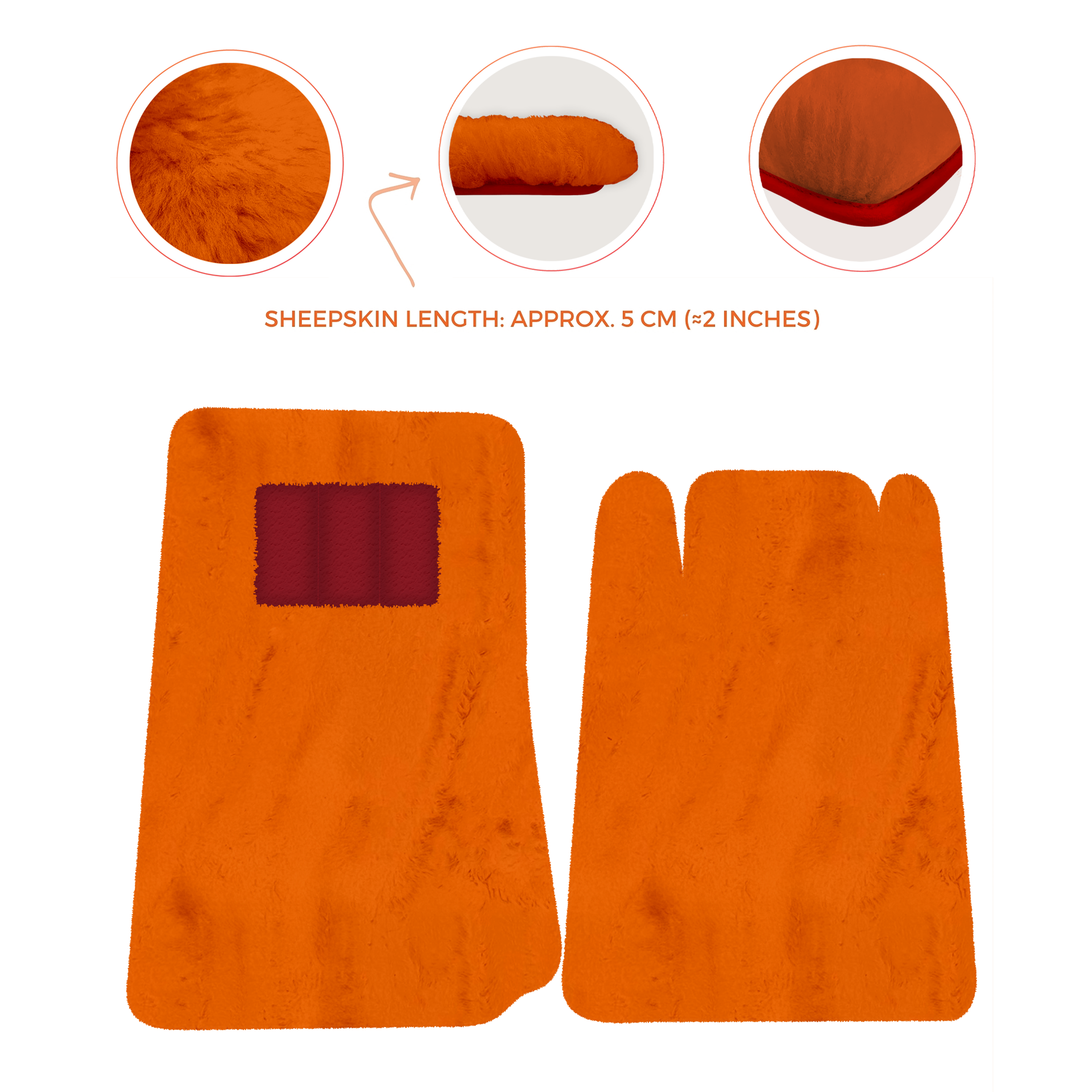 Lamborghini Jalpa Sheepskin Floor Mats (1981-1988) - Premium Luxury