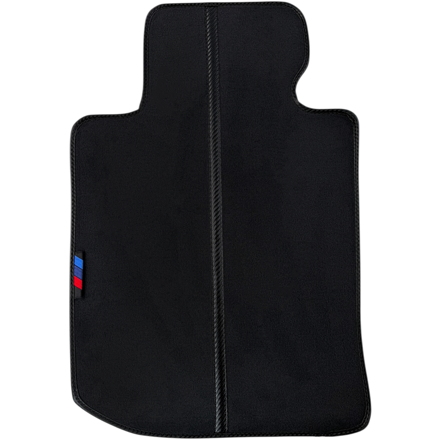 Tappetini per auto neri per BMW X2 Series F39 con dettagli in carbonio