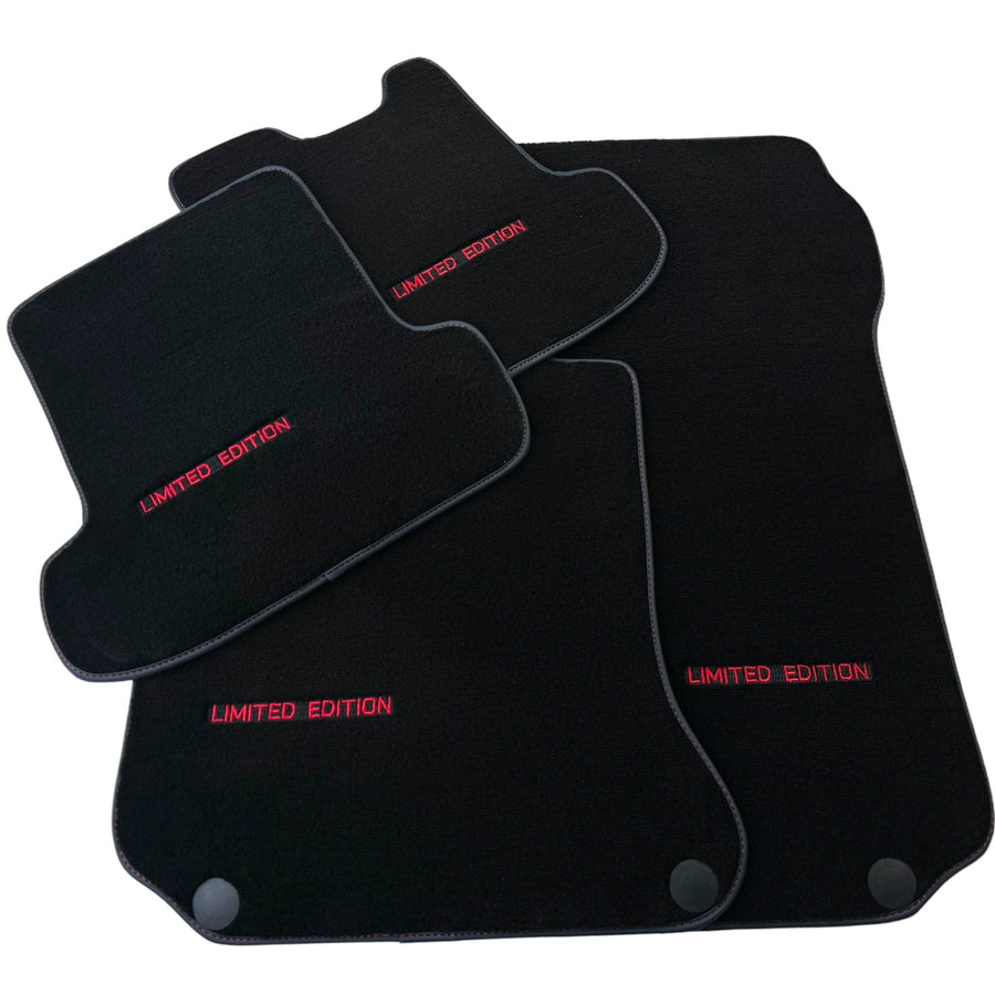 Black Floor Mats For Mercedes Benz A-Class W177 Hatchback AMG (2018-2023) | Limited Edition