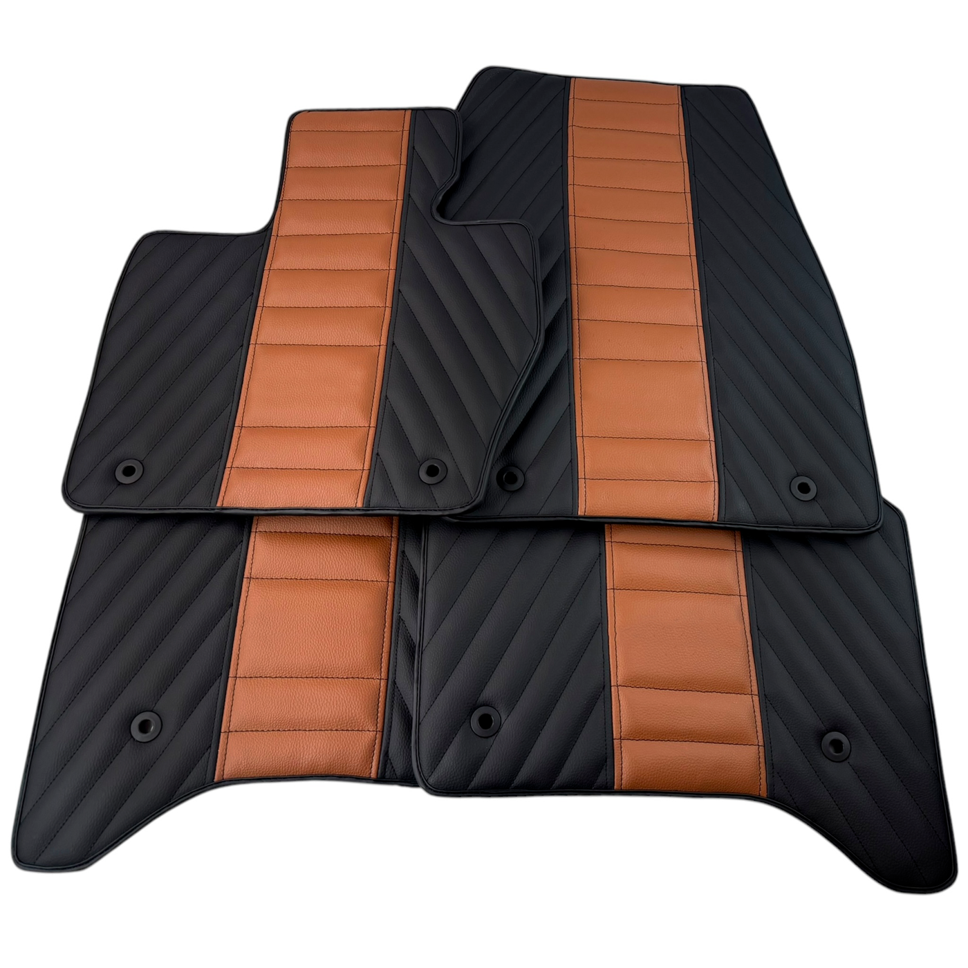 Leather Floor Mats for Range Rover Evoque (2016-2024) Convertible