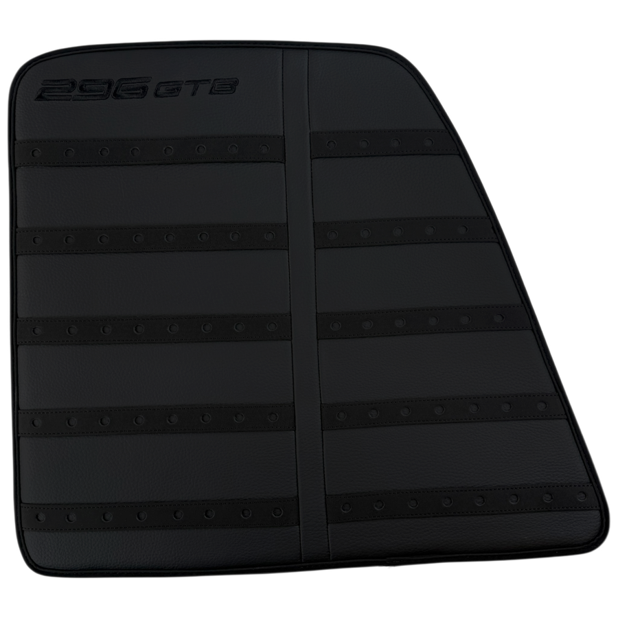 Black Leather Floor Mats for Ferrari SF90 | Stylish Protection