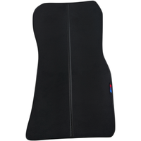 Black Floor Mats for BMW X2 Series F39 with Carbon Fiber Style Detailing