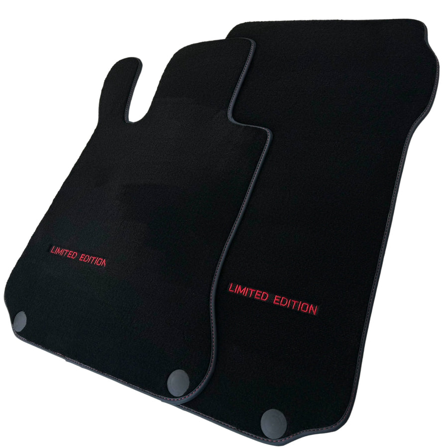 Black Floor Mats For Mercedes Benz A-Class W176 (2012-2018) | Limited Edition