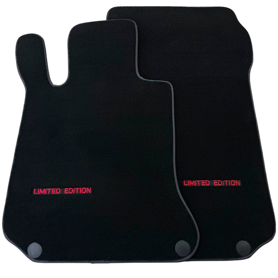Black Floor Mats For Mercedes Benz A-Class W176 (2012-2018) | Limited Edition
