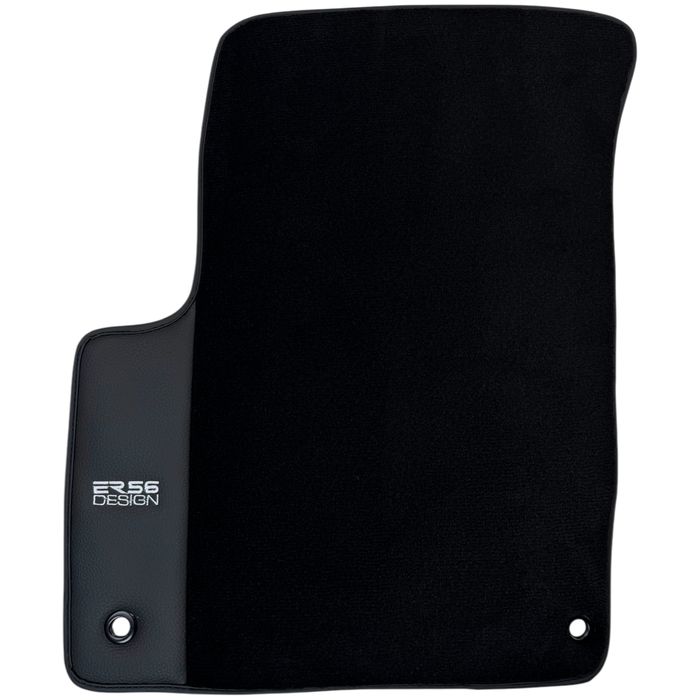 ER56 Design Black Floor Mats for Lincoln MKZ (2006-2020) with Leather