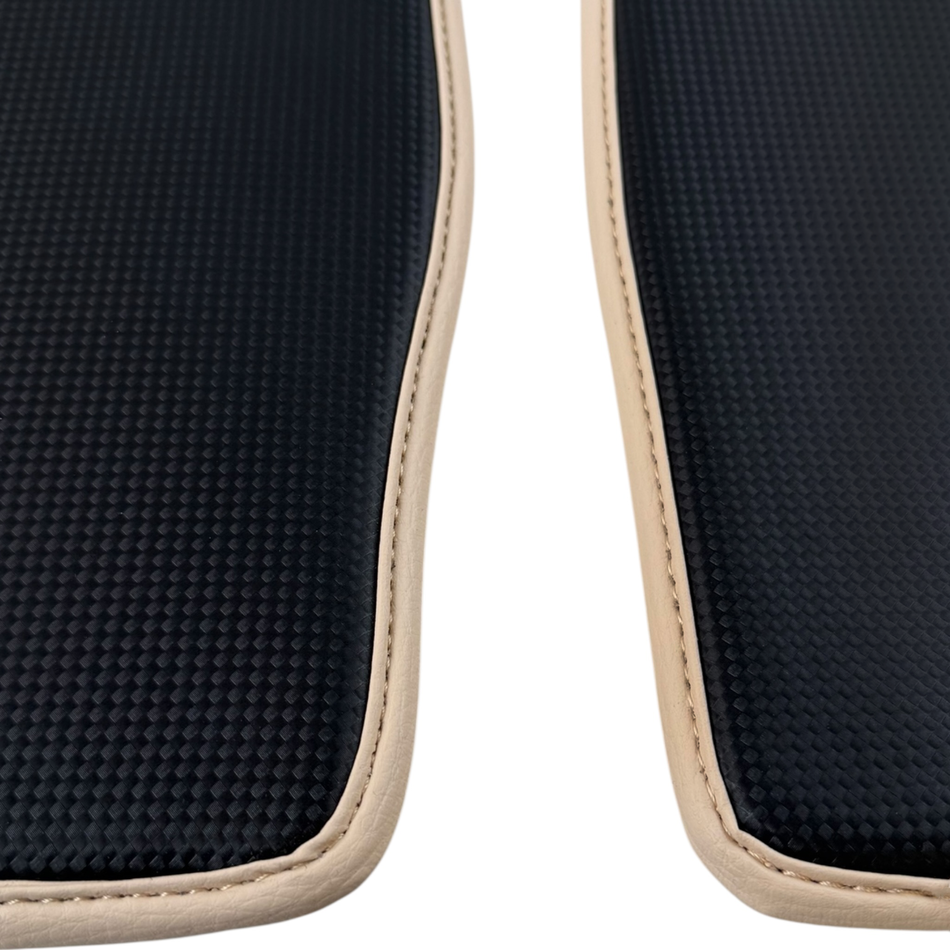 Individualisierbare Fußmatten aus Teppich mit Leder für BMW i8 - AutoWin