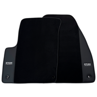 ER56 Design Black Floor Mats for Jeep Cherokee KJ (2002-2007) with Leather