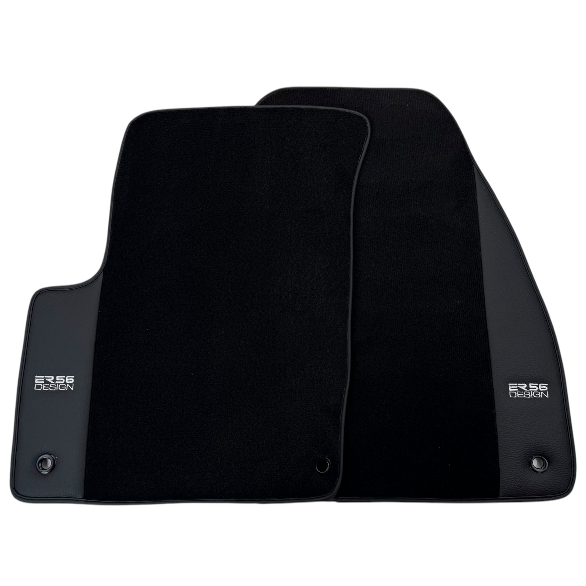 ER56 Design Black Floor Mats for Jeep Grand Cherokee WL (2023-2024) Plug-in Hybrid with Leather