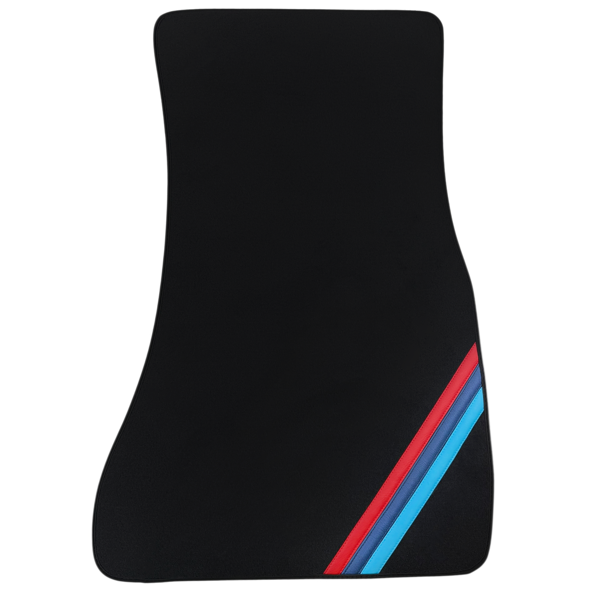 Tapis de voiture en cuir rouge personnalisé pour BMW F31 break 5 portes (2012-2019) avec motif en ligne - AutoWin