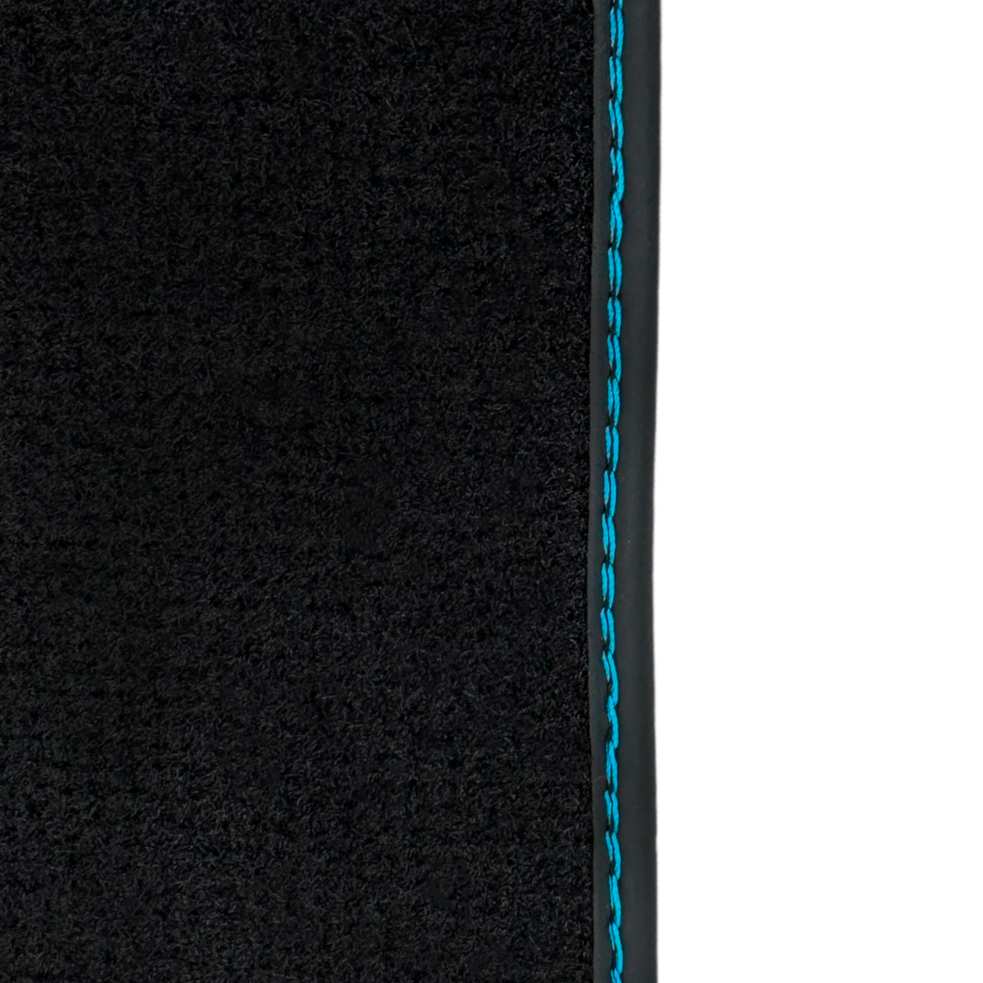 Black Floor Mats for Lamborghini Aventador SVJ with Alcantara Leather