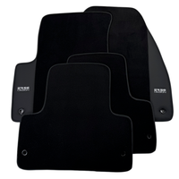 ER56 Design Black Floor Mats for Chrysler Concorde (1993-2004) with Leather