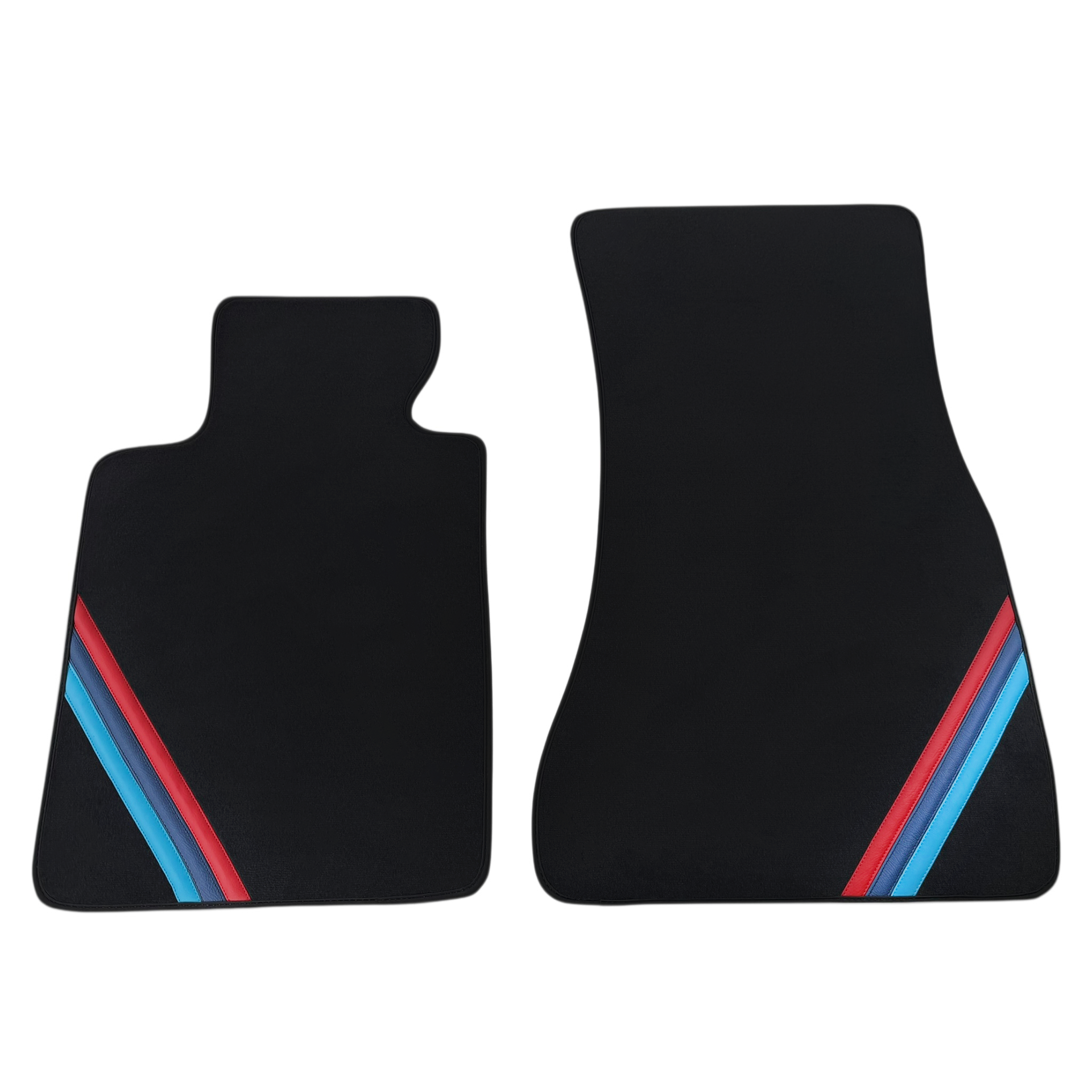 Tapis de voiture en cuir rouge personnalisé pour BMW F31 break 5 portes (2012-2019) avec motif en ligne - AutoWin