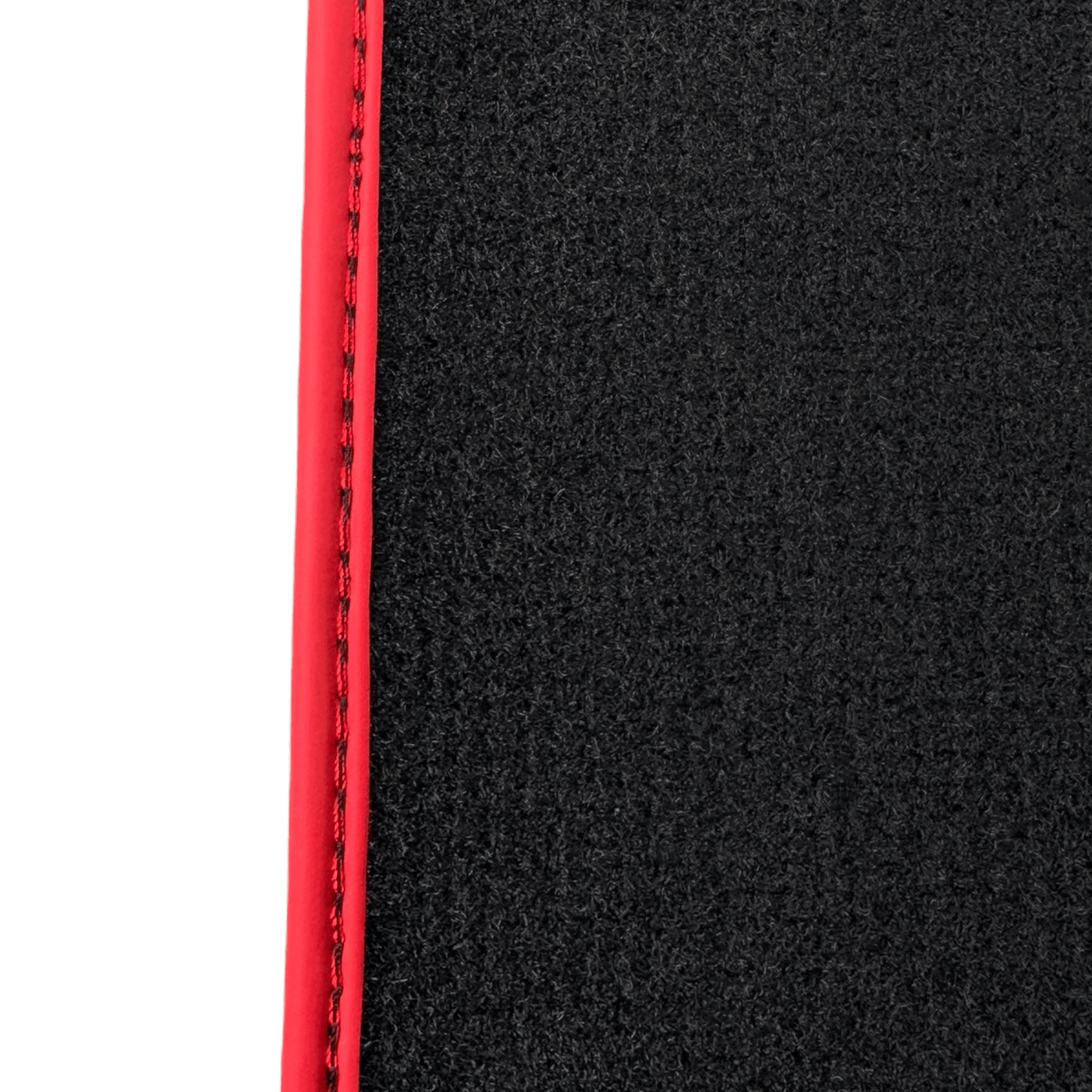 Customizable Black Floor Mats for Range Rover Sport (2013-2022) with Carbon Fiber | Red Trim