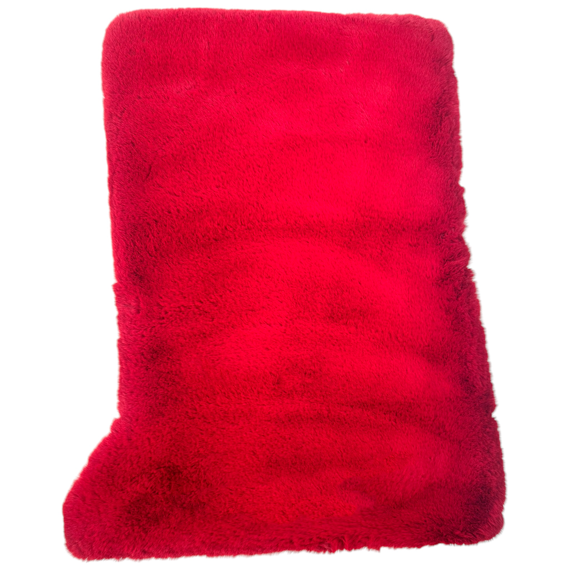Red Sheepskin Floor Mats For Rolls Royce Ghost Series II (2021-2024) ER56 Design Brand