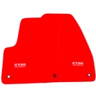 Red Floor Mats for Chevrolet Matiz Hatchback (2016-2024) by ER56 Design
