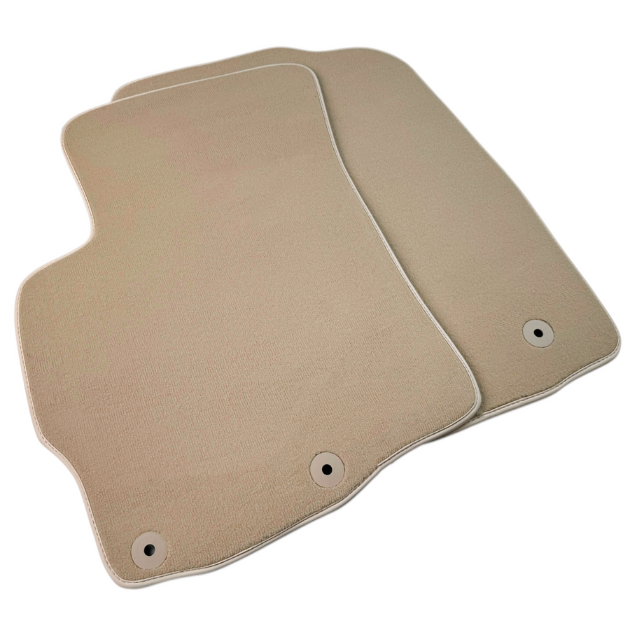 Beige Floor Mats for Mitsubishi Lancer (2007-2011) by AutoWin