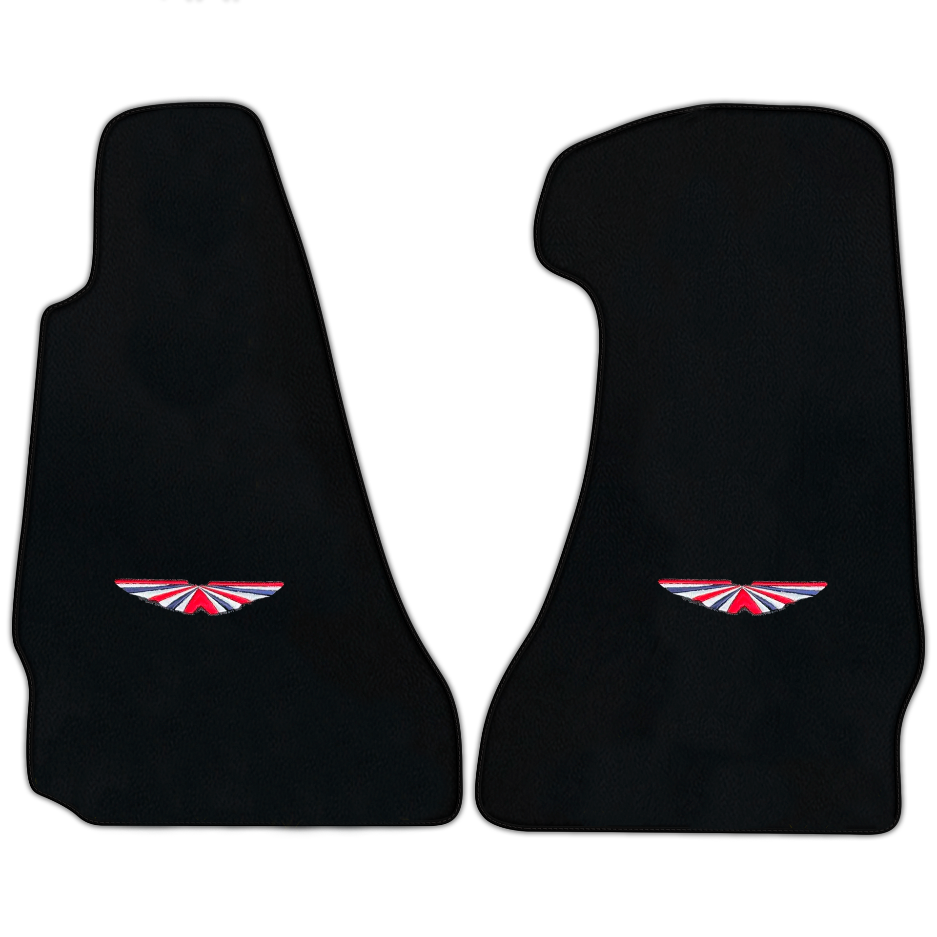 Black Floor Mats for Aston Martin V12 Vanquish (2012-2018) 2-door Coupe | ER56 Design - ER56 Design