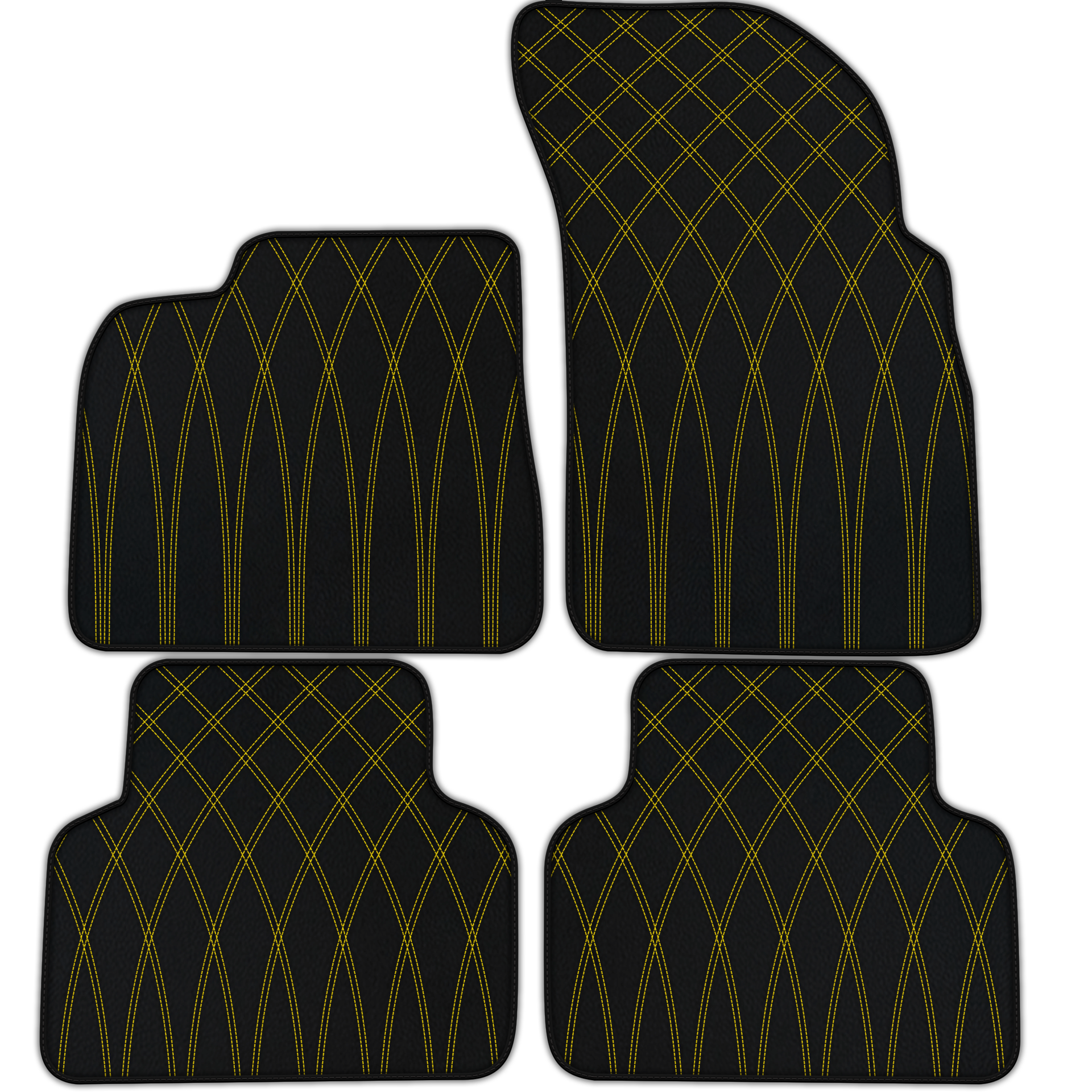 Customizable Leather Floor Mats for Bentley Flying Spur 2013-2019