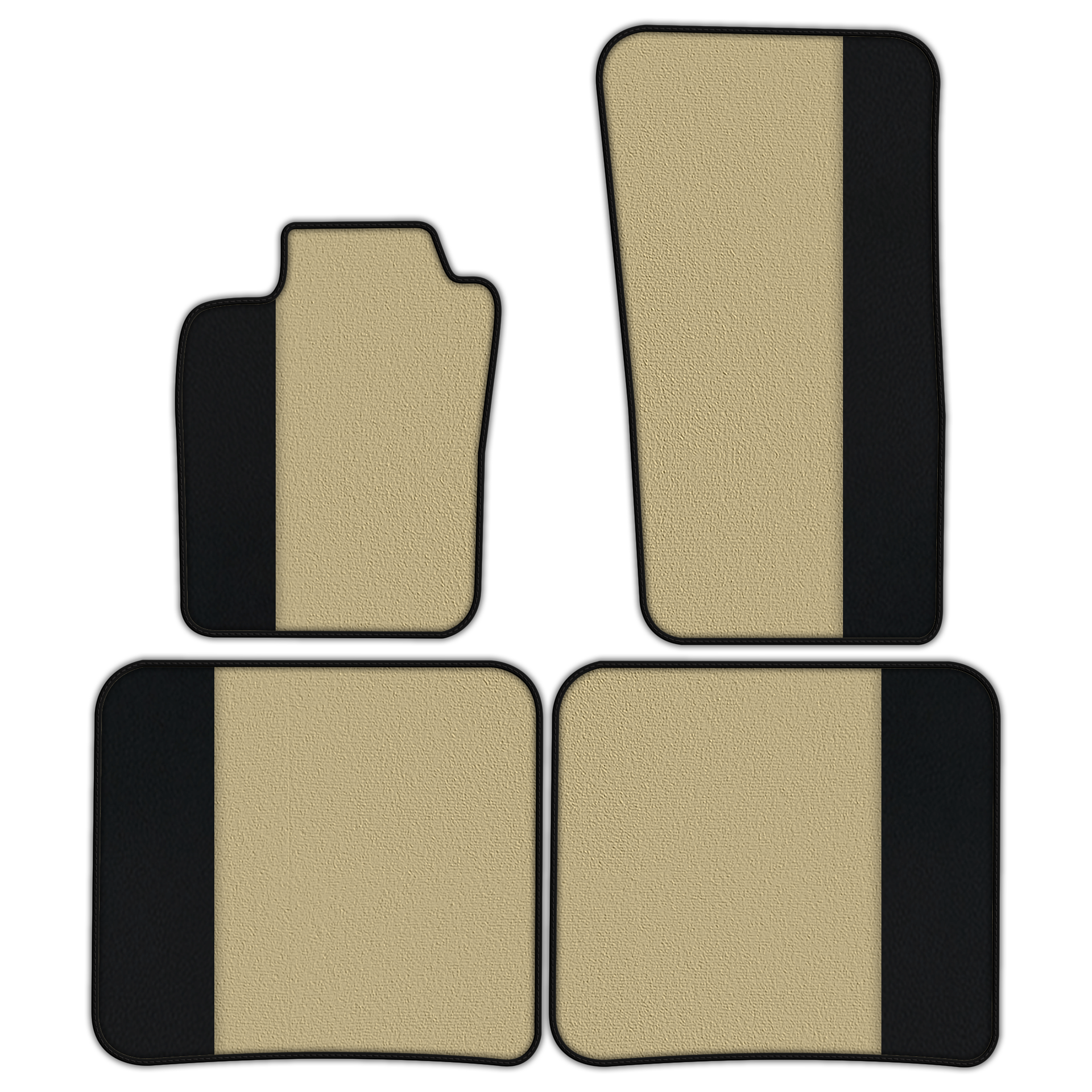 Customizable Floor Mats From Carpet With Leather for Bentley Flying Spur (2019-2023) - AutoWin