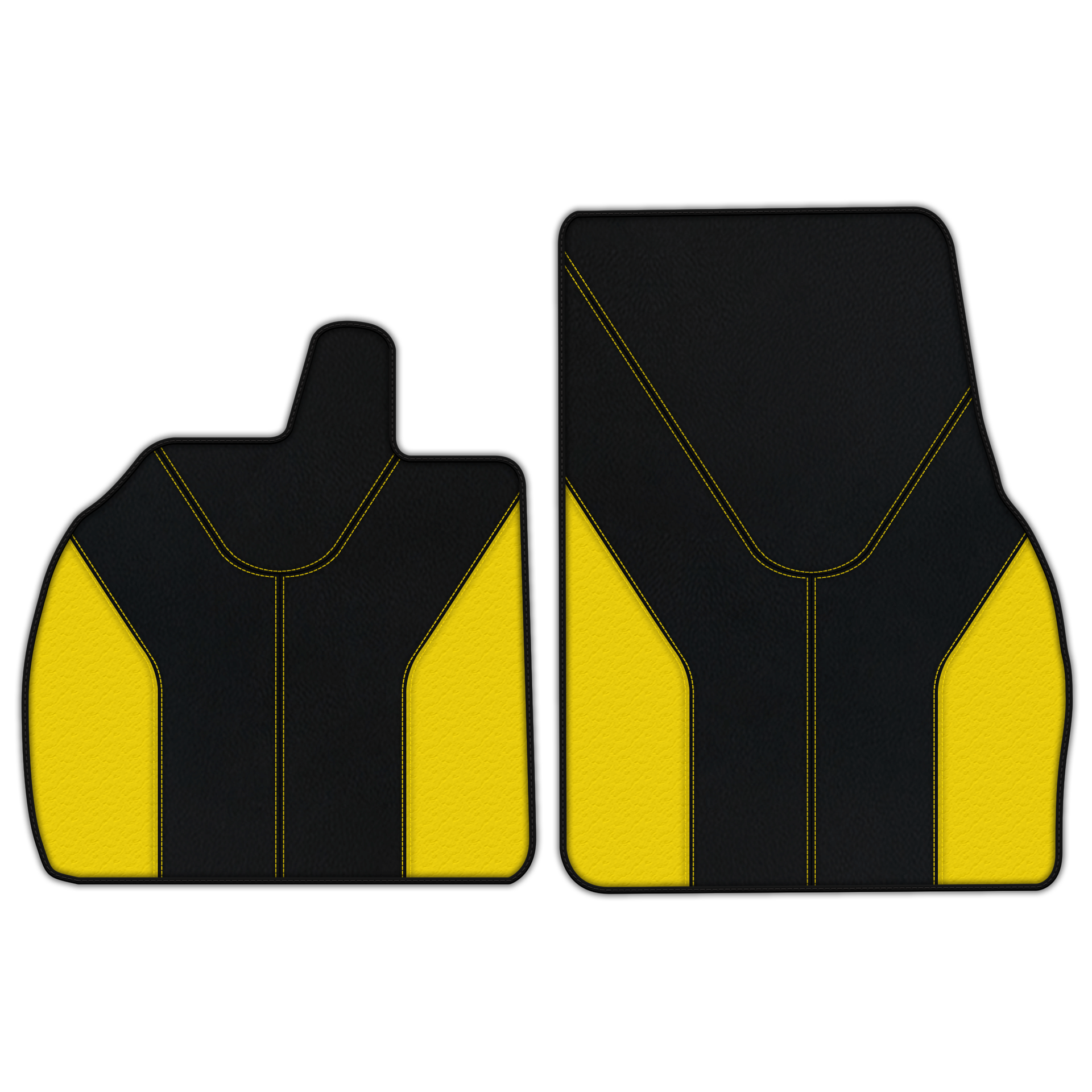 Custom Leather Floor Mats with AW26 Pattern for Lamborghini Revuelto