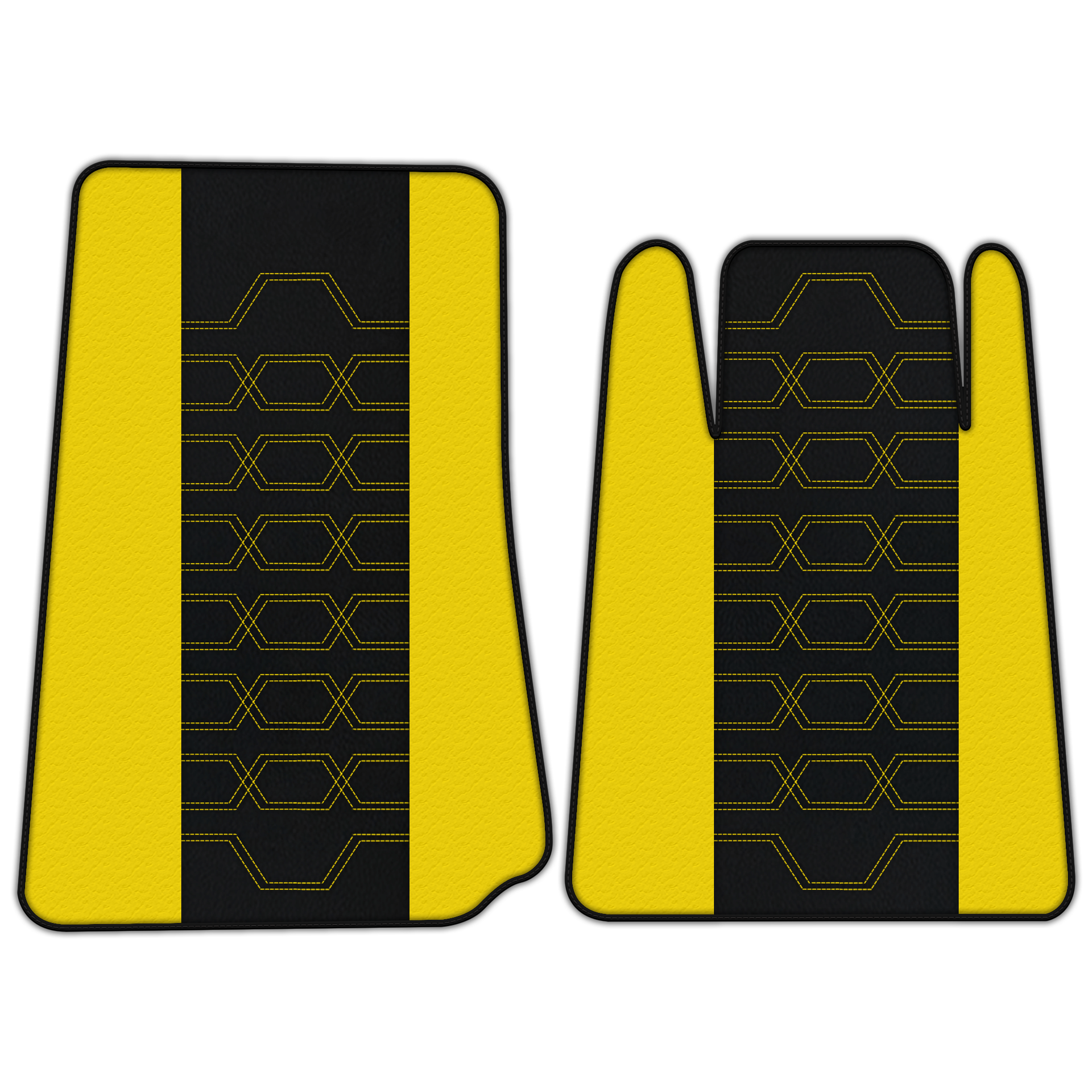 Customizable Leather Floor Mats for Lamborghini Urus | AH01 Pattern