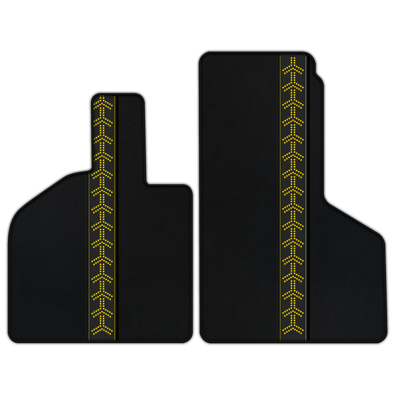 Customizable Leather Floor Mats with AW44 Pattern for Lamborghini Huracan Performante (2017-2019)