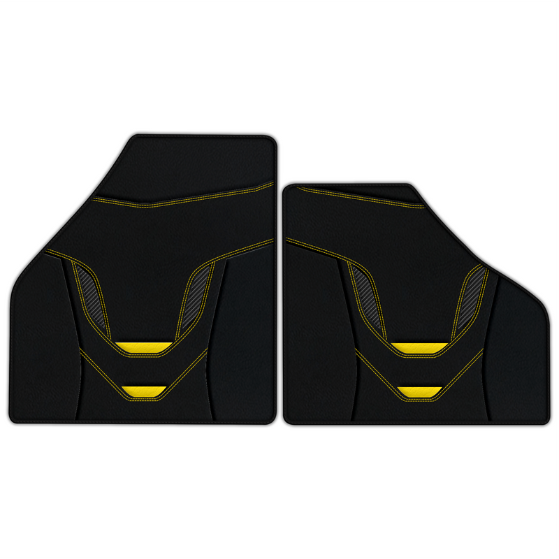Customizable Leather Floor Mats with AW46 Pattern for Ferrari F50 (1995-1997)