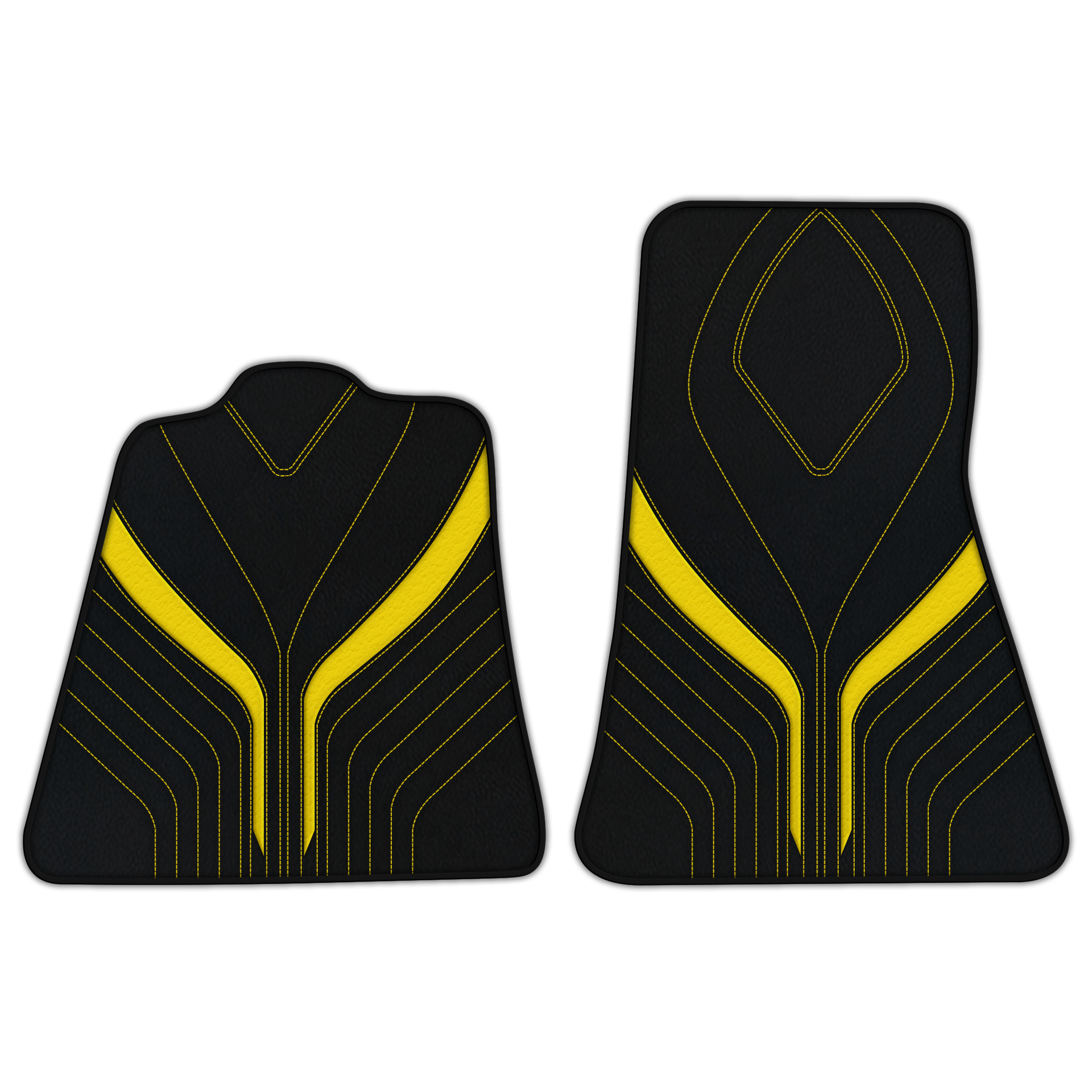 Custom Fit Leather Floor Mats for McLaren 600LT - AW32 Pattern