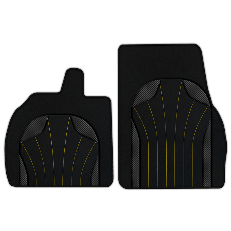 Customizable Leather Floor Mats with AW38 Pattern for Lamborghini Temerario (2025-2026)