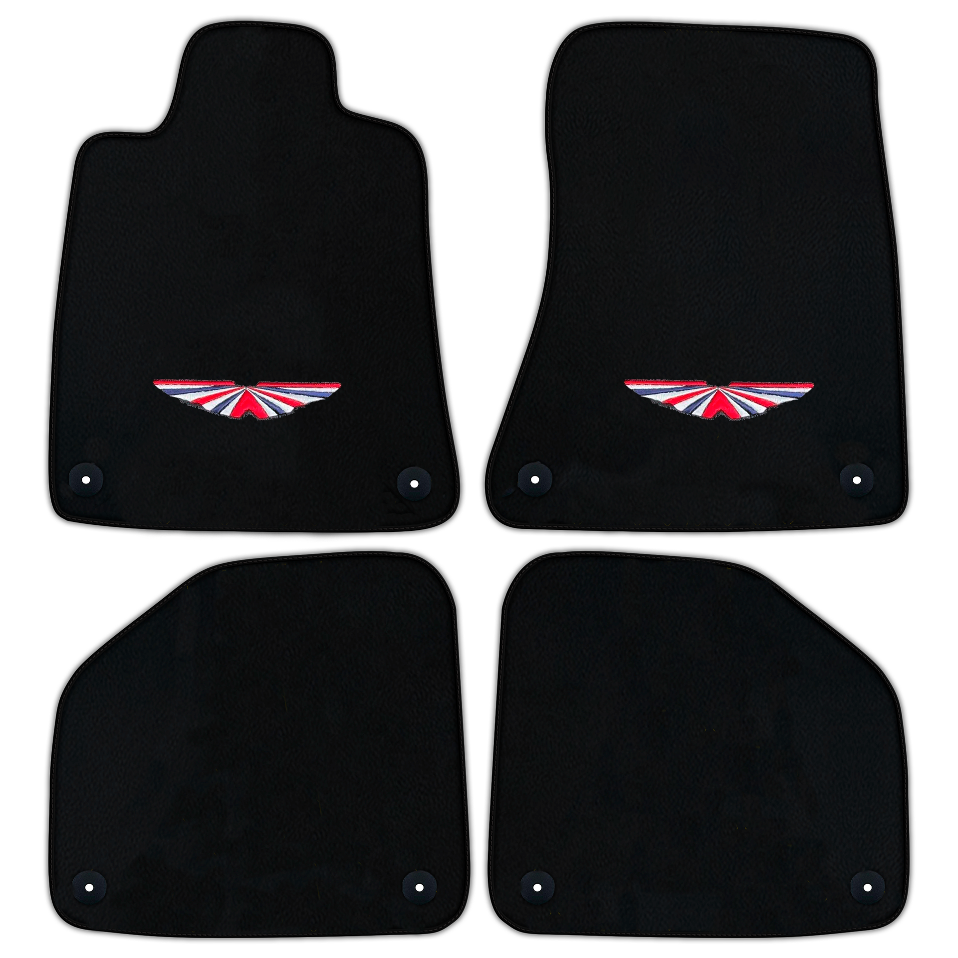 Tapis de voiture en cuir personnalisables avec motif hexagonal pour Aston Martin DBX (2020-2023) - AutoWin