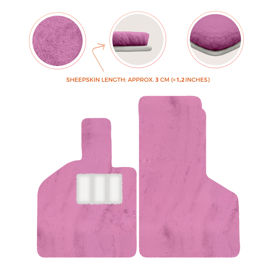 Luxury Sheepskin Floor Mats for Lamborghini Gallardo (2004-2014)