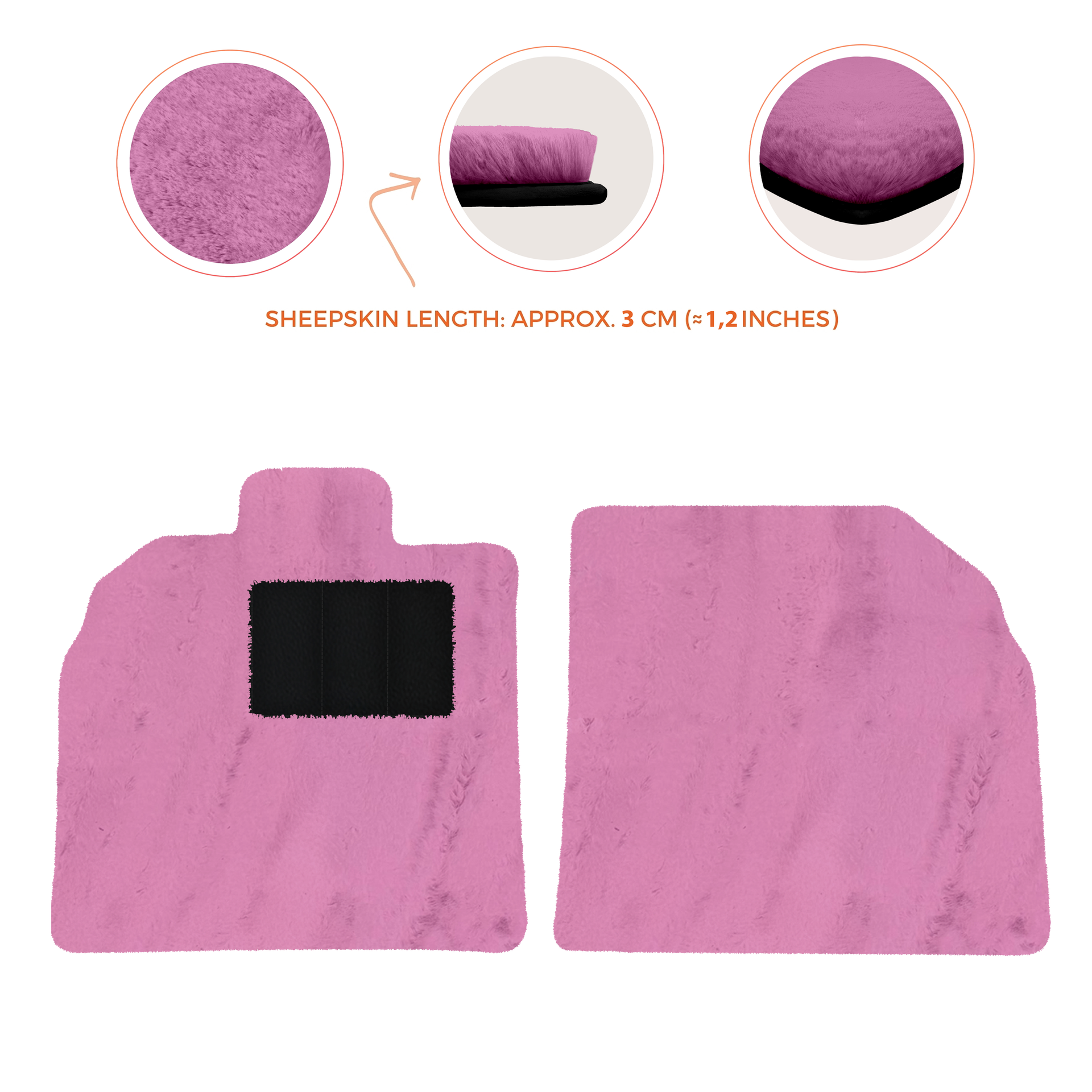 Tappetini per auto neri personalizzabili per Lamborghini - AutoWin.EU