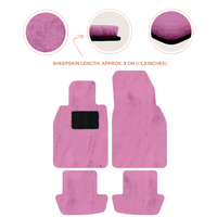 Premium Sheepskin Floor Mats for Porsche 911 991 (2012-2019)