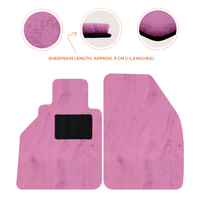 Alfombrillas de piel de oveja para Porsche 986 Boxster (1996-2004) - Longitud de piel de oveja, varias opciones de color