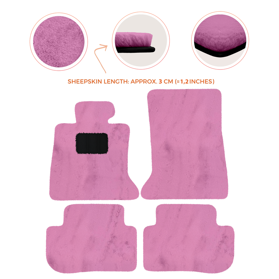 Premium Sheepskin Floor Mats for Rolls-Royce Ghost Series I RR2