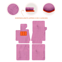 Luxurious Premium Sheepskin Floor Mats for Bentley Arnage (1998-2009)