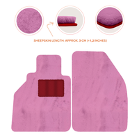 Alfombrillas de piel de oveja para Porsche 986 Boxster (1996-2004) - Longitud de piel de oveja, varias opciones de color