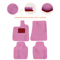 Premium Luxury Sheepskin Floor Mats for Ferrari Roma (2021-2024)