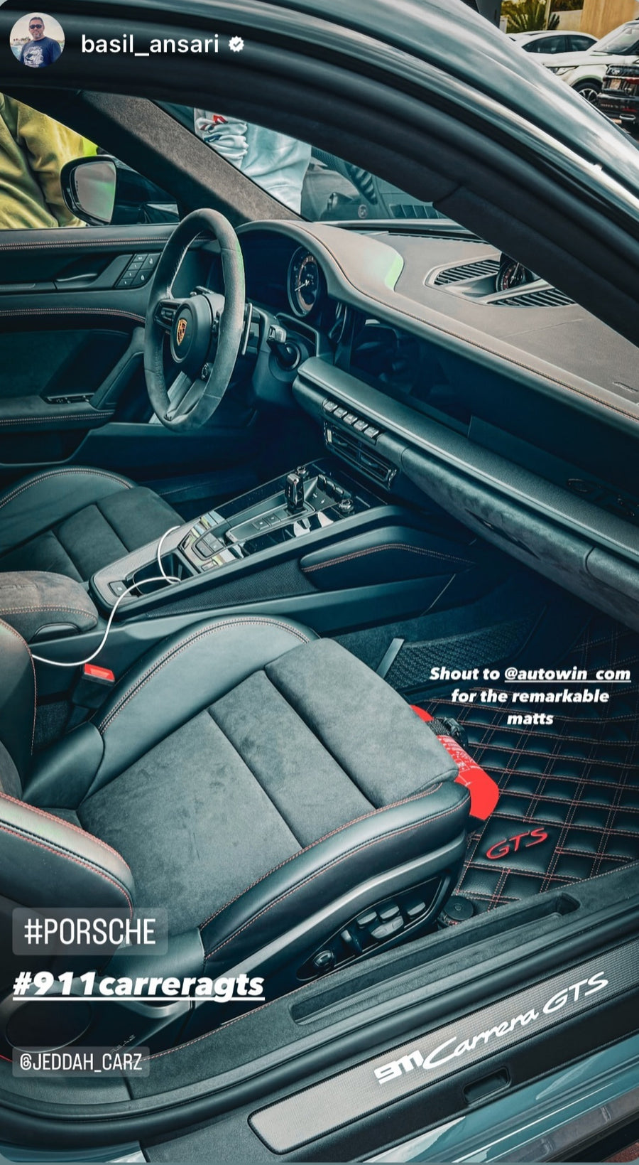 Porsche GTS floor mats