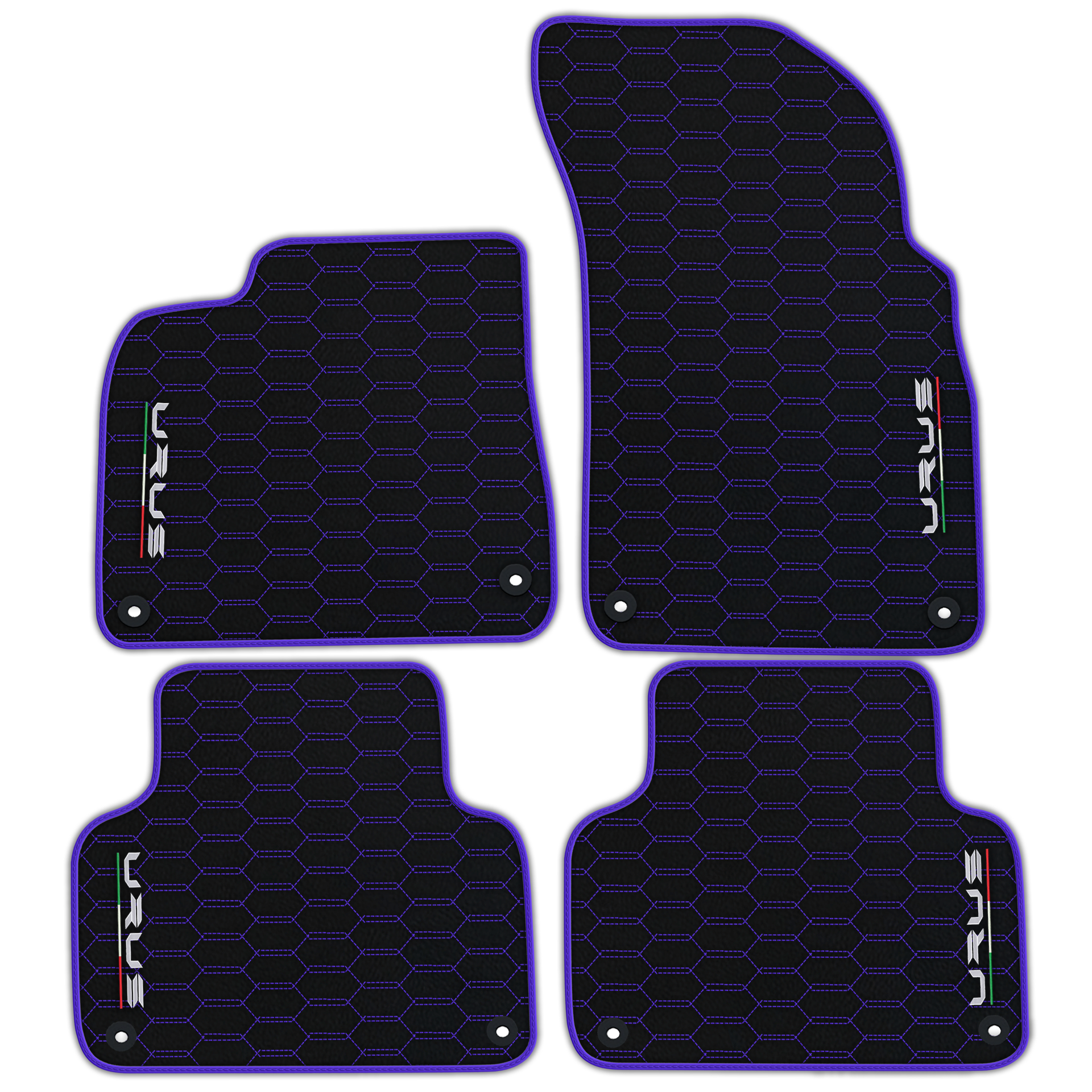 Floor Mats For Lamborghini Urus Black Tailored Yellow Edition - AutoWin.EU